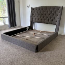 Cal King Fabric Bed Frame