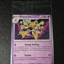 Alakazam Sealed Pokemon Promo Card