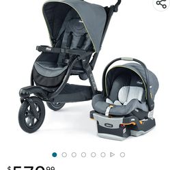 Chicco Active 3 Jogging System. Stroller Carseat