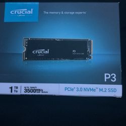 Crucial P3 1TB PCIe Gen3 3D