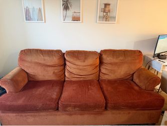 Orange couch