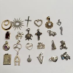 Sterling Silver Charms and Pendants