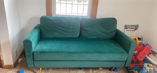 Green And Gold Love Seat
