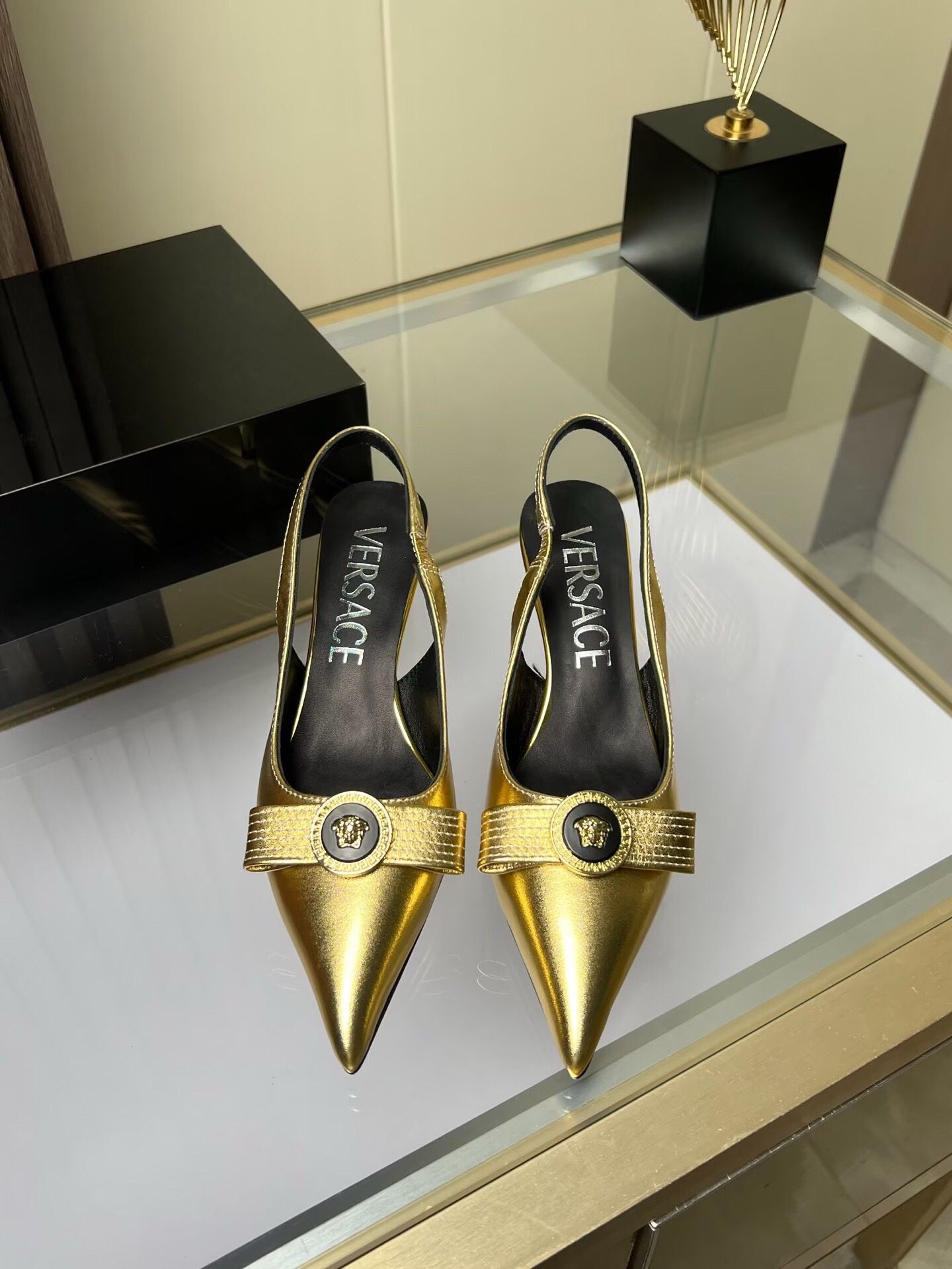 Versace Women’s Heels With Box 2026 New