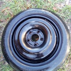 Size 145/80/17" Spare Wheel N Tire For Chrysler Mini Van Not Sure Exact Year But Probably Early 2000s Or  Late 2000s