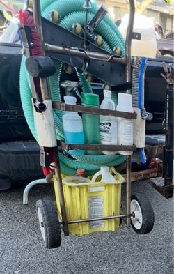 Pool Cleaning Cart