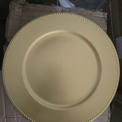 Gold Wedding Charger Plates 