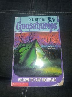 Goosebumps Welcome To Camp Nightmare #9 1993 1st Print Edition R L Stine