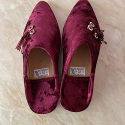 Authentic Royal Moroccan Artisana Babouche Shoes Size EU 37, U.S. 6.5-7