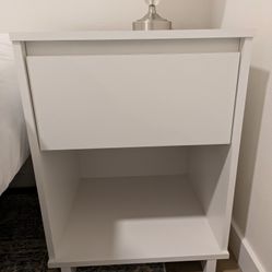 Pair Of White Nightstands