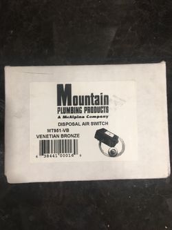 Mountain Plumbing Products- Disposal Air Switcj