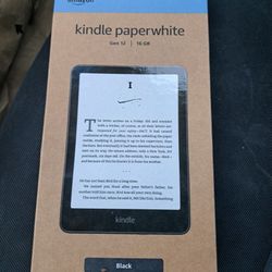 Kindle paperwhite Gen 12 16gb