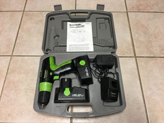 KAWASAKI 19.2V CORDLESS DRILL WITH 2 BATTERIES AND CHARGER