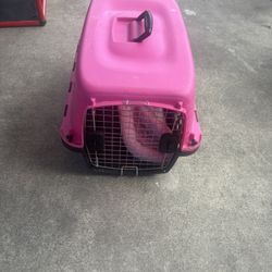 Pink Small Dog Cage 