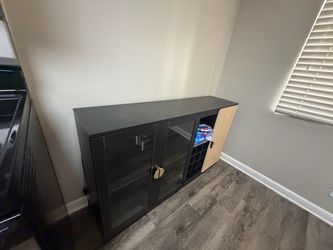 Coffee bar with storage
