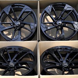 (CASH ONLY) Oem Factory 20” Audi RS5 S line Quattro Premium Black Wheels Rims Rines