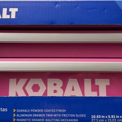 Kobalt Mini 2 Drawer Tool Box Pink