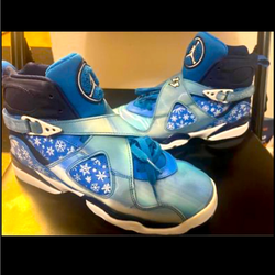 2018 Air Jordan 8 Retro GS 'Snowflake'