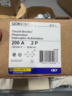 QO main breaker 200 amp