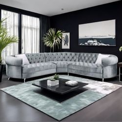 Modern sectional sofa sale- limited supply- zero interest Finance available- shop now pay later.  