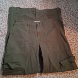 Green Wide Leg baggy Pants