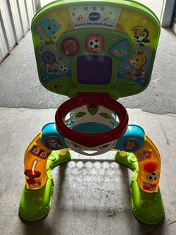 Toddler 2in1 Basketball Court , Soccer Goal