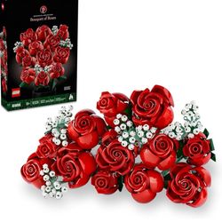 Lego Bouquet Of Roses New Bent Box