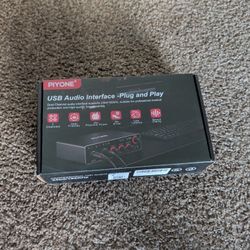 Audio Interface Mixer 2x2 24 Bit 192 KHz