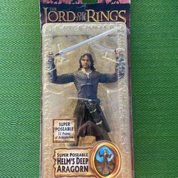 Toybiz Super Poseable Helmās Deep Aragorn