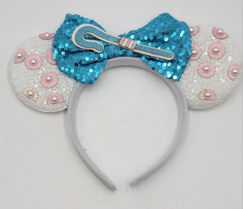 Sheep Herder Inspired Sequin Bow Mouse Ears Headband Children