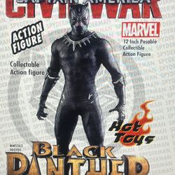 Black Panther 1/6 Scale Hot Toys Figure Captain America Civil War Avengers MMS363
