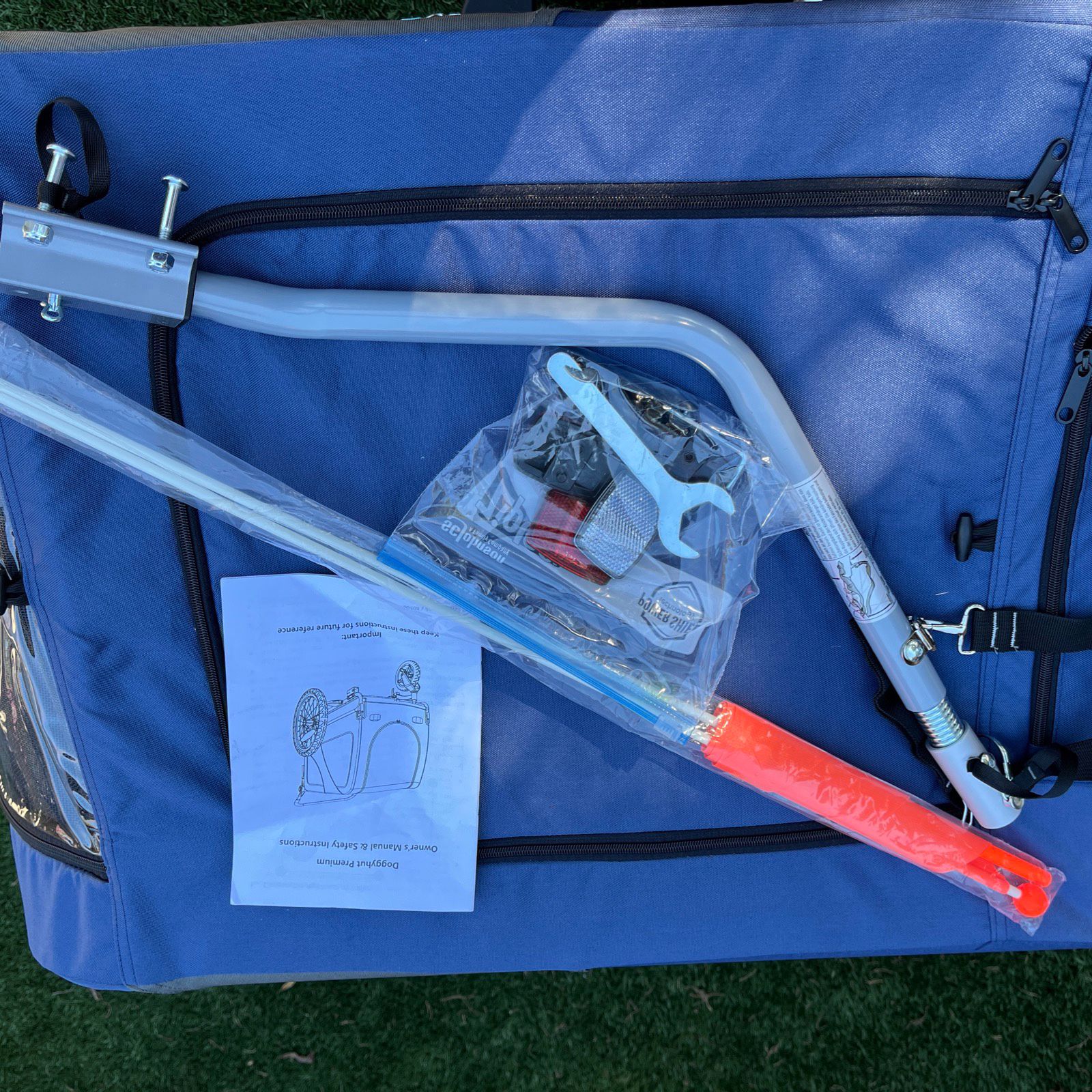 Doggyhut Large Dog Bike Trailer & Stroller Reinforced Base Floor