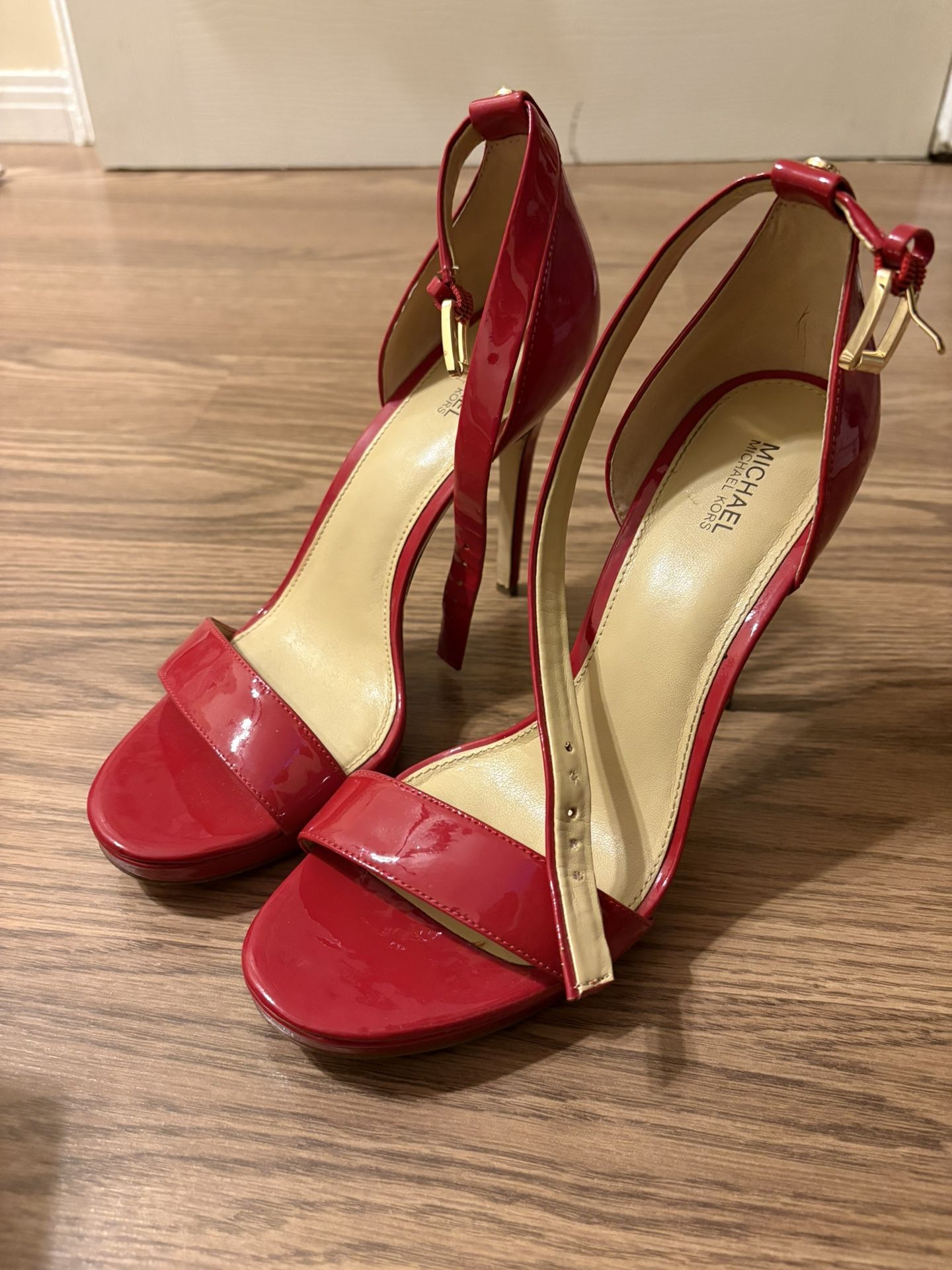 Red Michael Kors High Heels