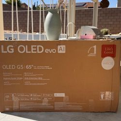 65G5 65” Lg smart 4k oled hdr tv 