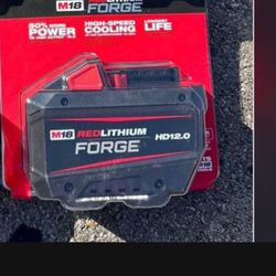Milwaukee 18v Battery  12.0 New  Cada Una -each