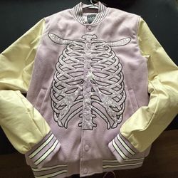 Men’s Button Up Skeleton Jacket Size (small)