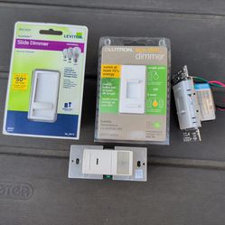 Leviton and Lutron switches and motion sensor