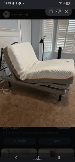 Ortho twin adjustable base foundation box spring