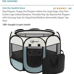 Small Dog Portable/Collapsible Kennel 