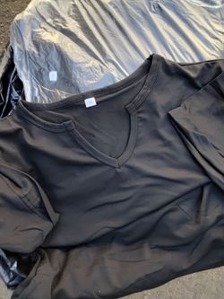 Black shirts polyester