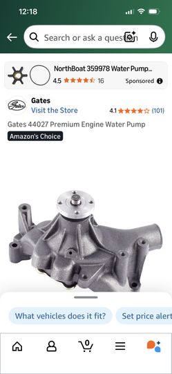 454ci Engine Water Pump 