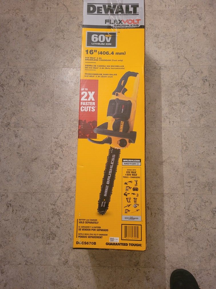 Dewalt Flex Volt Chainsaw Tool Only $ 170 Firm Cash Olny