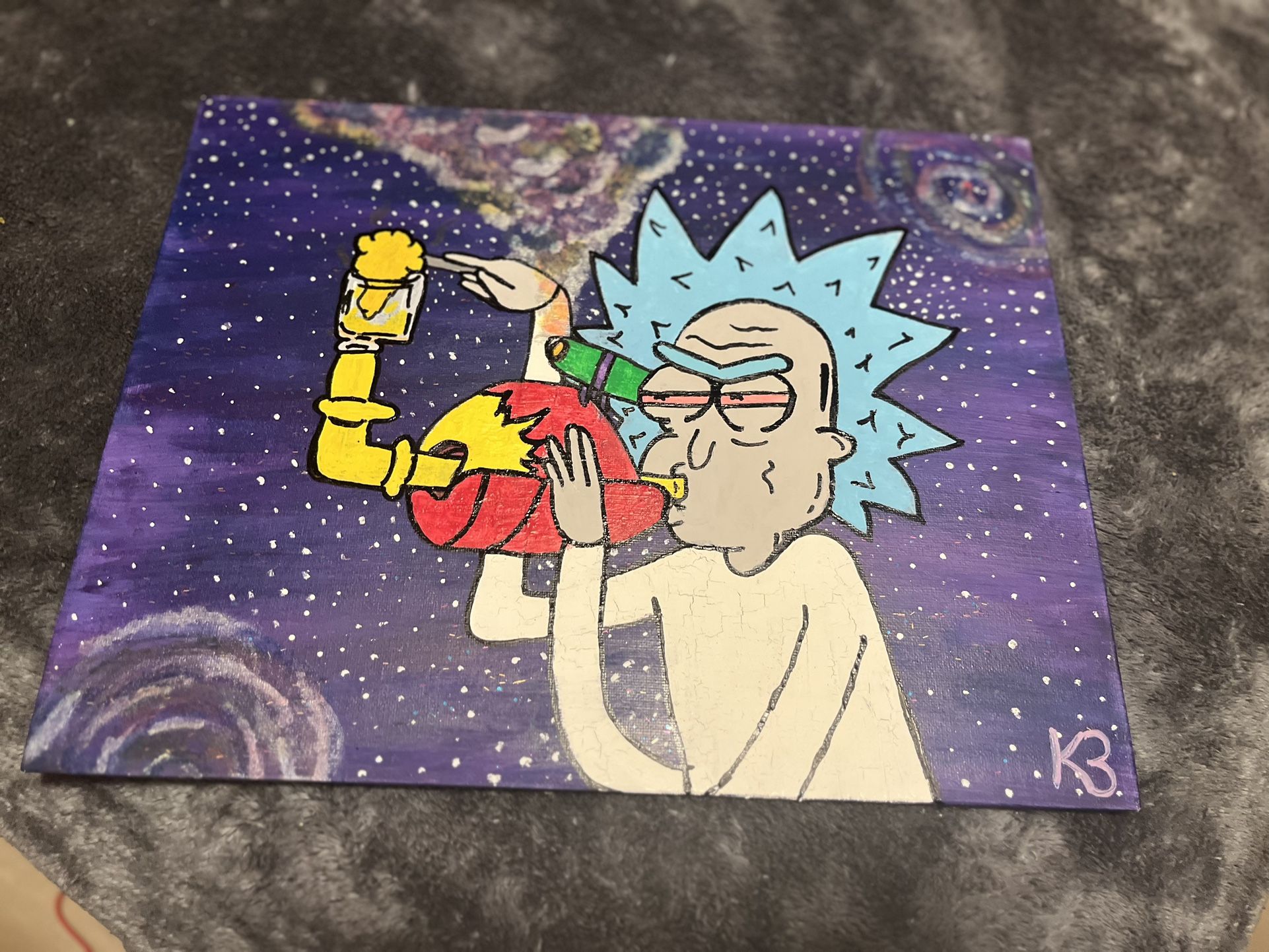 Rick Dab Painting