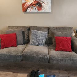 Living Room Sofa and Loveseat Set