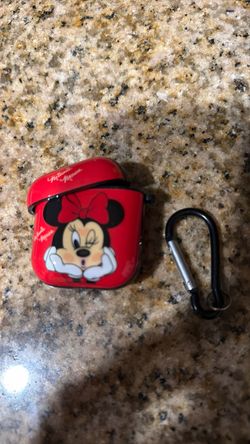 Minnie Mouse AirPods Case with Carabiner