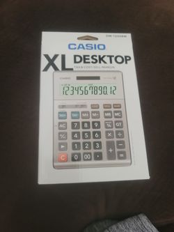 Casio Calculator X LARGE DESKTOP 