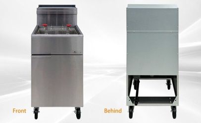 70 lbs NSF Restaurant natural gas fryer HFRF-150B-NG DCF5-NG