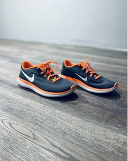 Nike Gray & Orange Nike 5 Men 6.5 Women