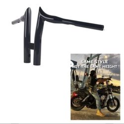 T HandleBars for Harley Davidson Touring, Softail, Dyna - Black