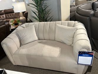 New Beige Loveseat